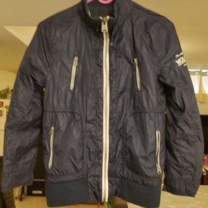 Boys stylish zippered rain jacket size small